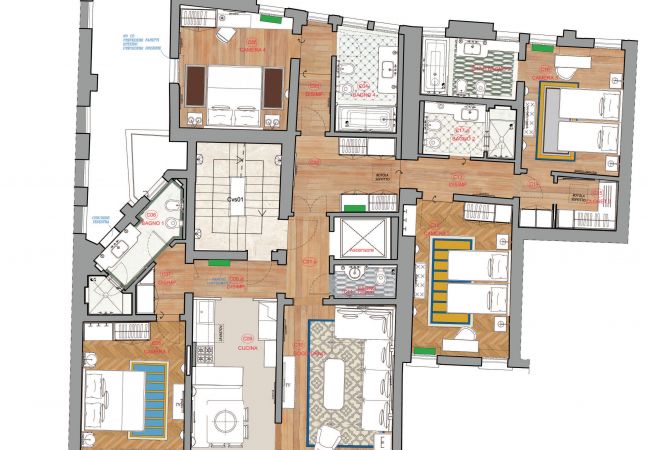 Ferienwohnung in Venedig - La Dimora di San Maurizio 2 Ferienwohnung in Venedig - La Dimora di San Maurizio 2