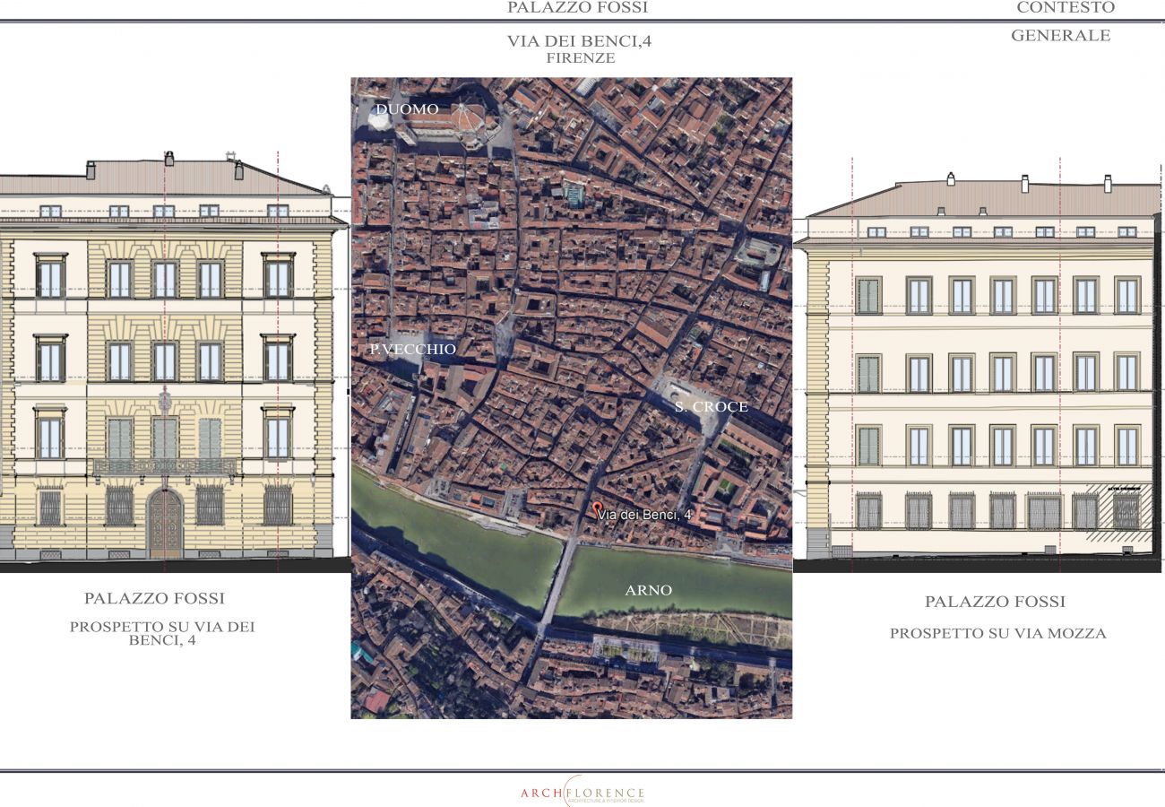 Villa in Florenz - La Dimora degli Affreschi Florence - Il Palazzo -