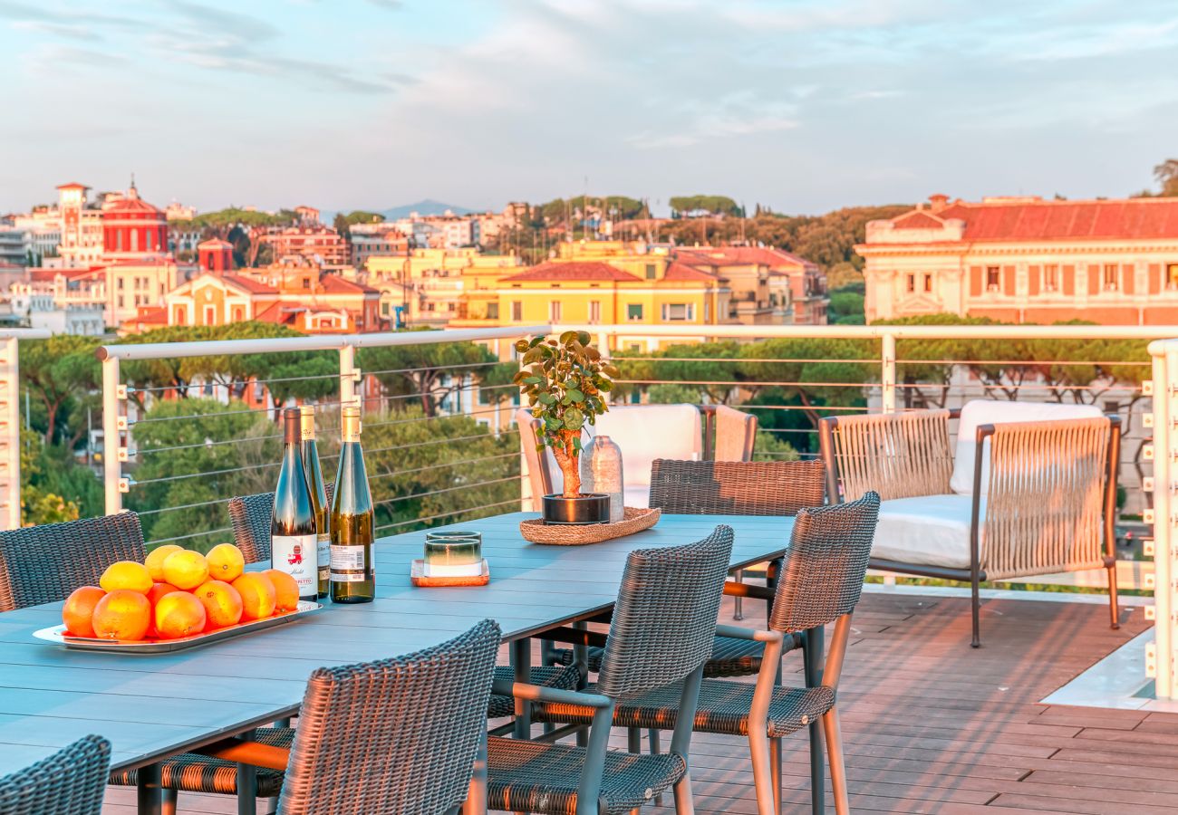 Ferienwohnung in Rom - Skylife 360° Rooftop Penthouse Ferienwohnung in Rom - Skylife 360° Rooftop Penthouse