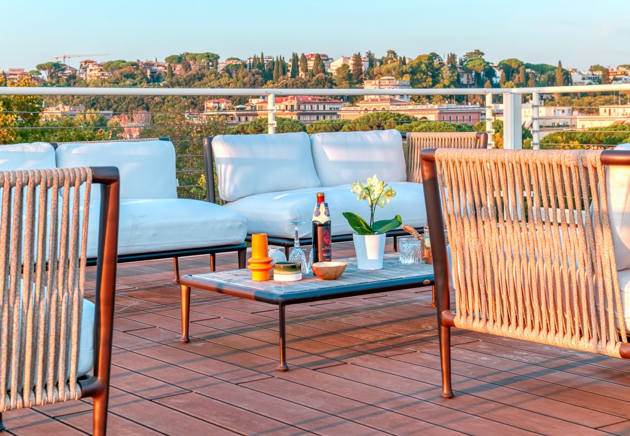 Ferienwohnung in Rom - Skylife 360° Rooftop Penthouse Ferienwohnung in Rom - Skylife 360° Rooftop Penthouse