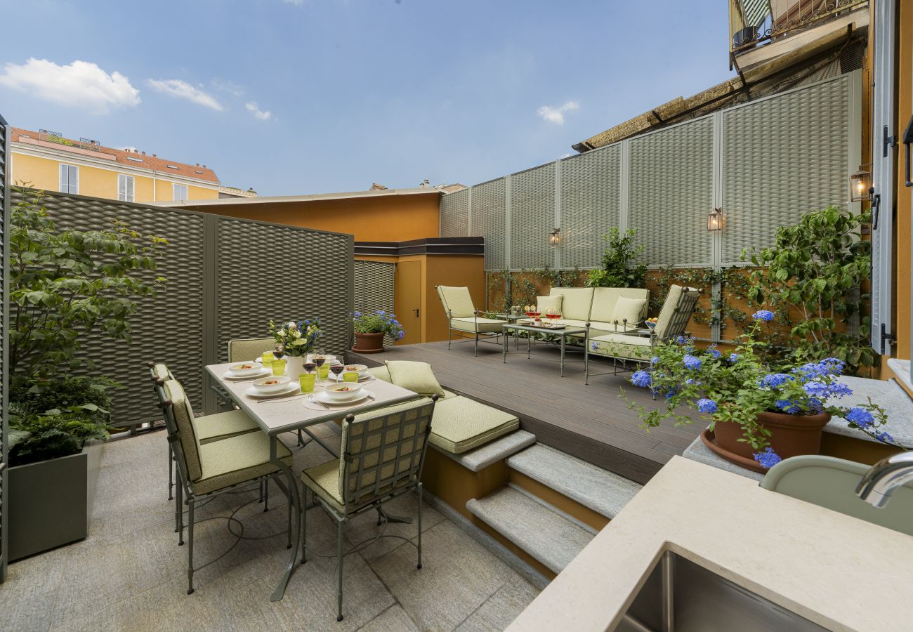 Ferienwohnung in Milano - La Zafferana Terrace Milano