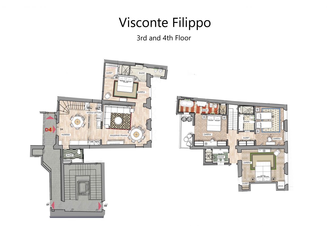 Appartement à Florence - Visconte Filippo Appartement à Florence - Visconte Filippo
